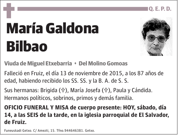 María Galdona Bilbao