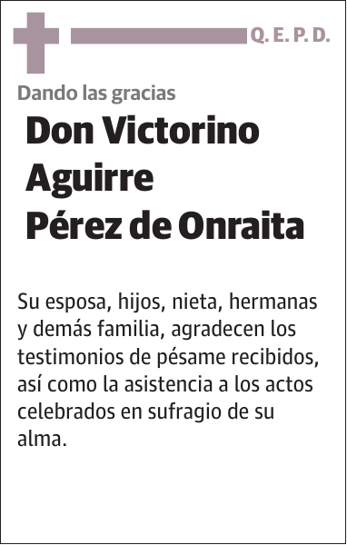 Victorino Aguirre Pérez de Onraita