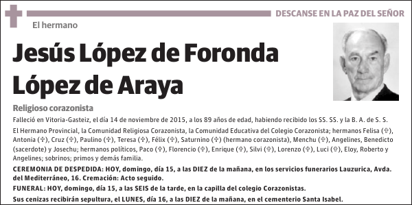 Jesús López de Foronda López de Araya