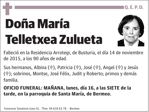 María Telletxea Zulueta