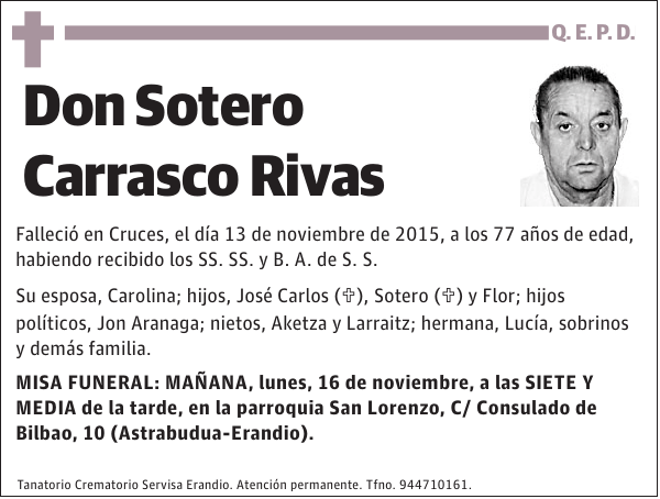 Sotero Carrasco Rivas