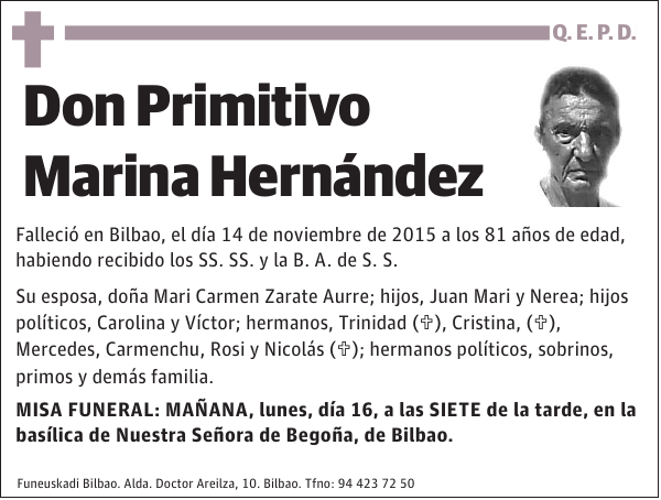 Primitivo Marina Hernández