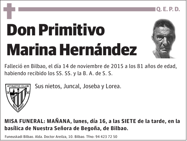 Primitivo Marina Hernández