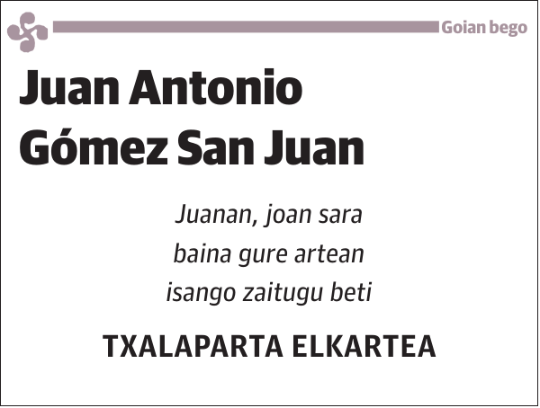 Juan Antonio Gómez San Juan