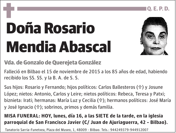 Rosario Mendia Abascal