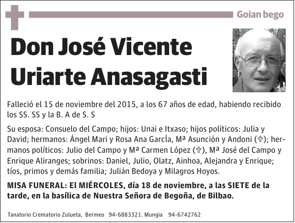 José Vicente Uriarte Anasagasti