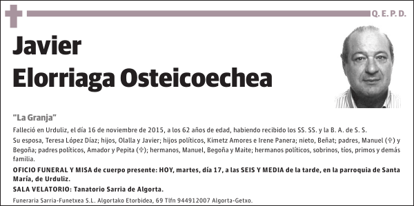 Javier Elorriaga Osteicoechea