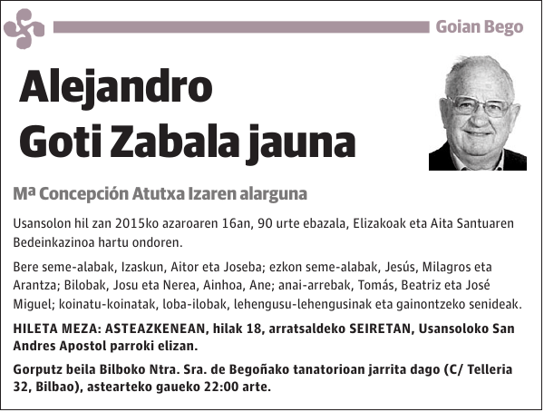 Alejandro Goti Zabala
