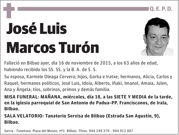 José Luis Marcos Turón