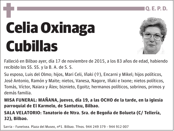 Celia Oxinaga Cubillas