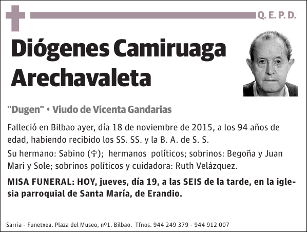 Diógenes Camiruaga Arechavaleta