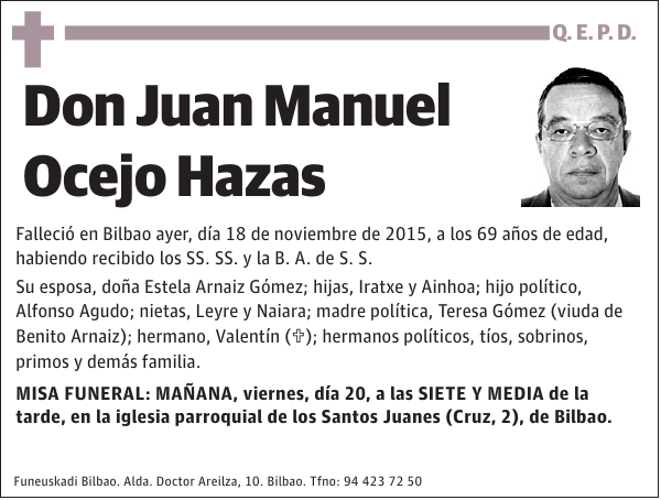 Juan Manuel Ocejo Hazas