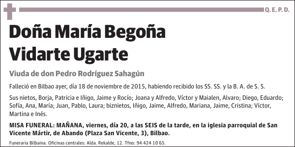 María Begoña Vidarte Ugarte