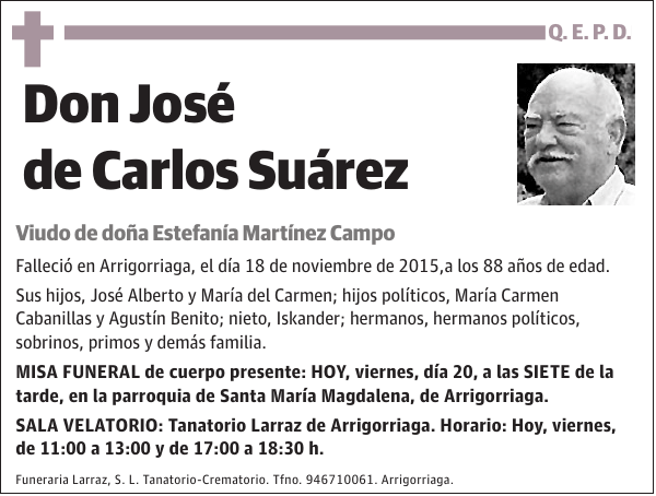 José de Carlos Suárez