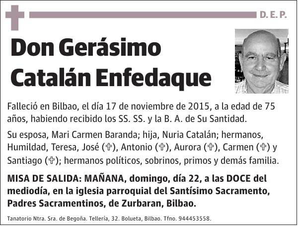 Gerásimo Catalán Enfedaque