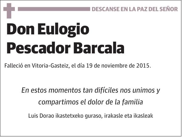 Eulogio Pescador Barcala