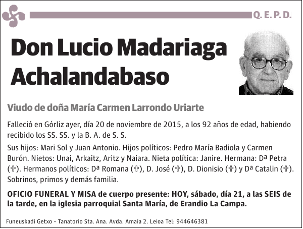 Lucio Madariaga Achalandabaso