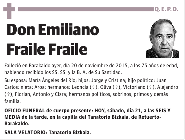 Emiliano Fraile Fraile