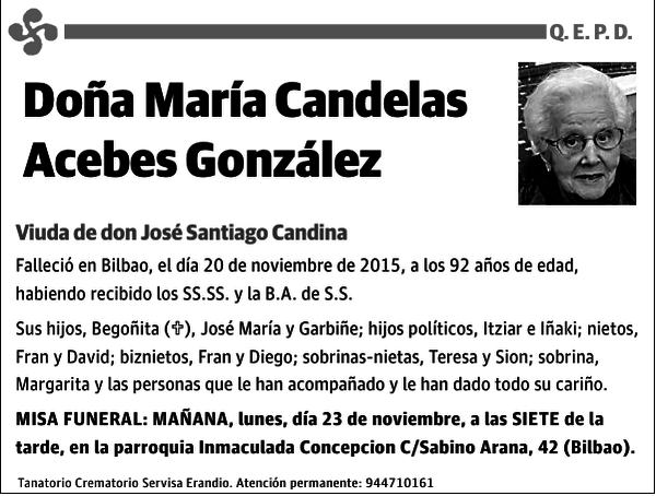 María Candelas Acebes González