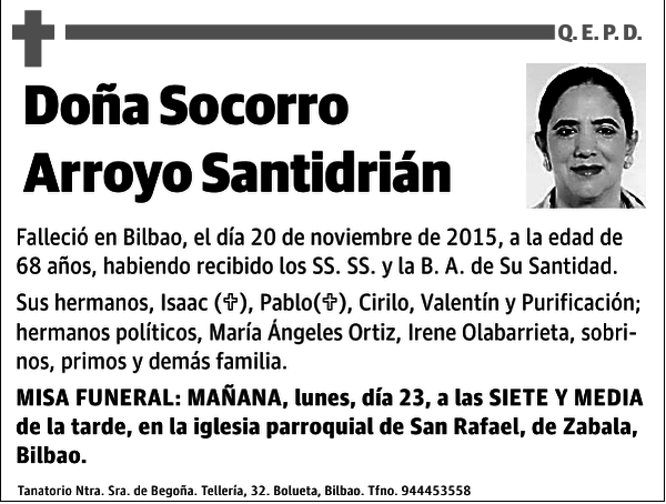 Socorro Arroyo Santidrián