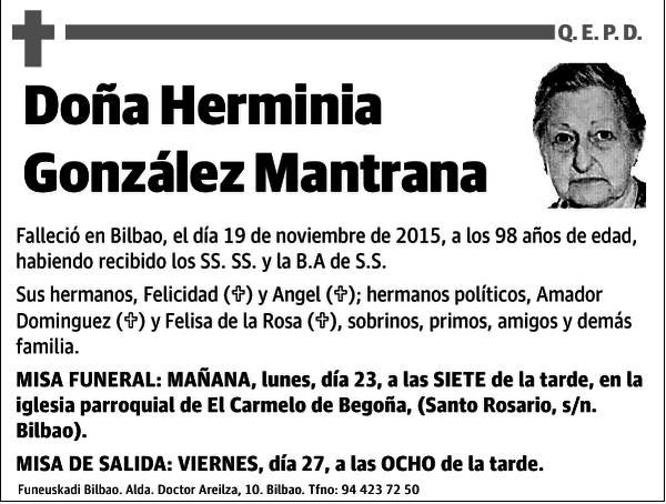 Herminia González Mantrana