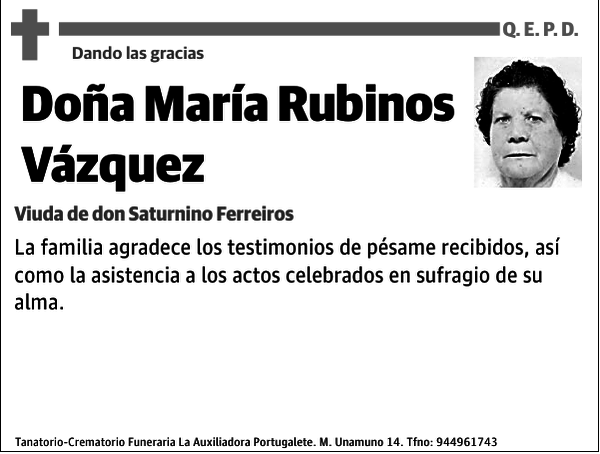 María Rubinos Vázquez