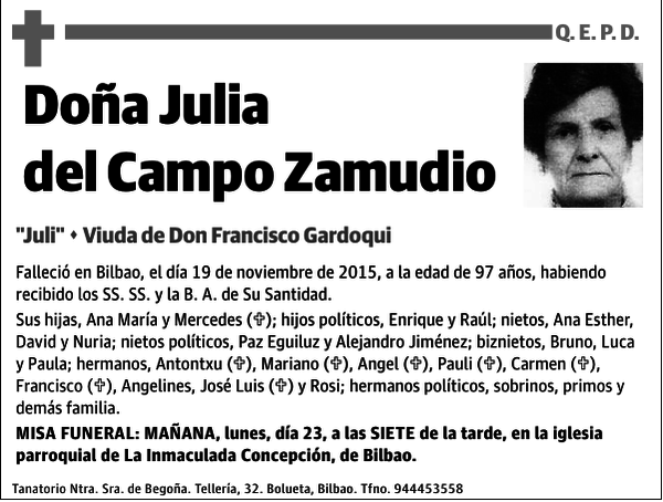 Julia del Campo Zamudio