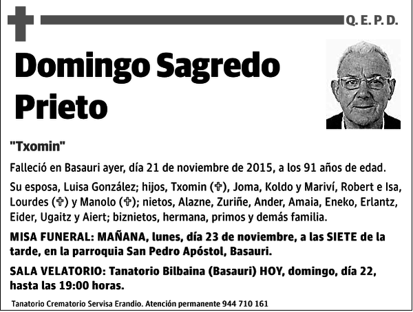 Domingo Sagredo Prieto