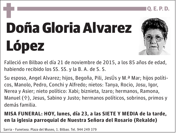 Gloria Alvarez López