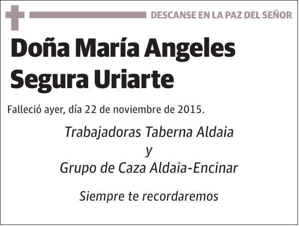 María Angeles Segura Uriarte