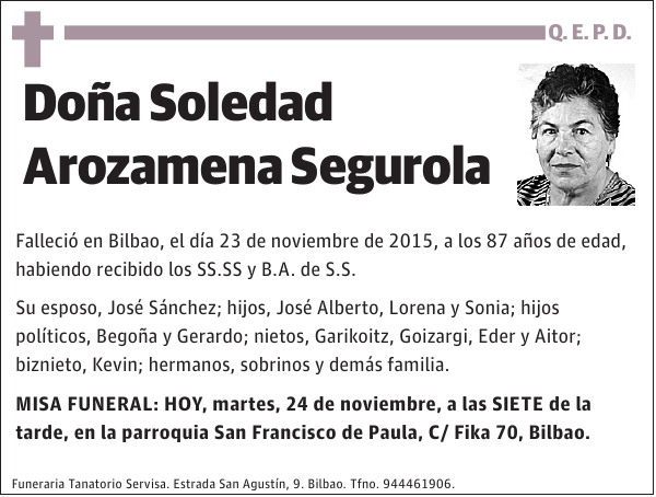 Soledad Arozamena Segurola