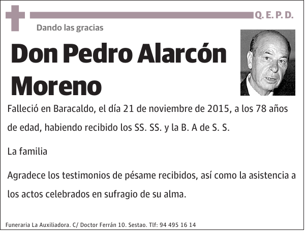 Pedro Alarcón Moreno