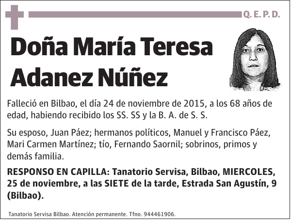 María Teresa Adanez Núñez