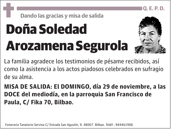 Soledad Arozamena Segurola