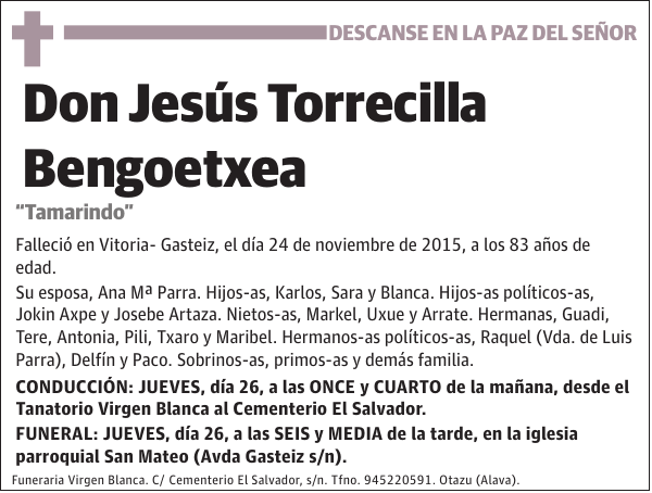 Jesús Torrecilla Bengoetxea