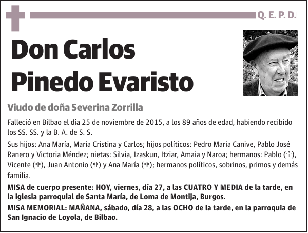 Carlos Pinedo Evaristo