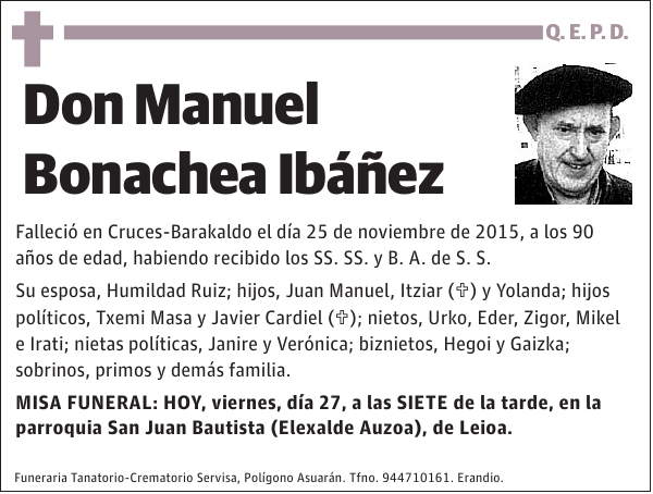 Manuel Bonachea Ibáñez