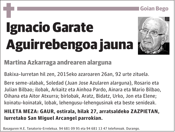 Ignacio Garate Aguirrebengoa