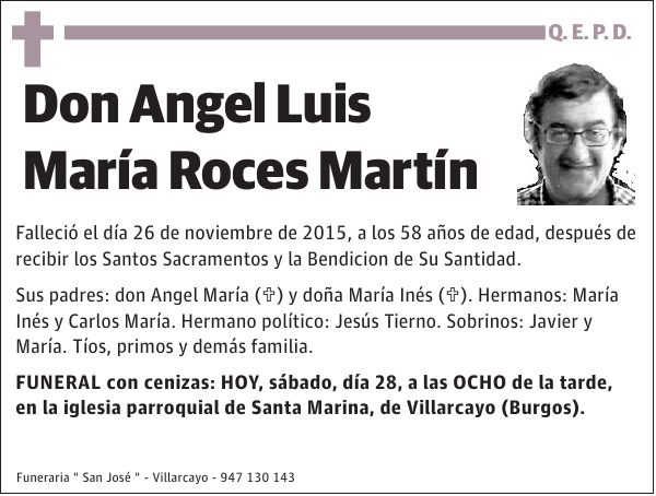 Angel Luis María Roces Martín