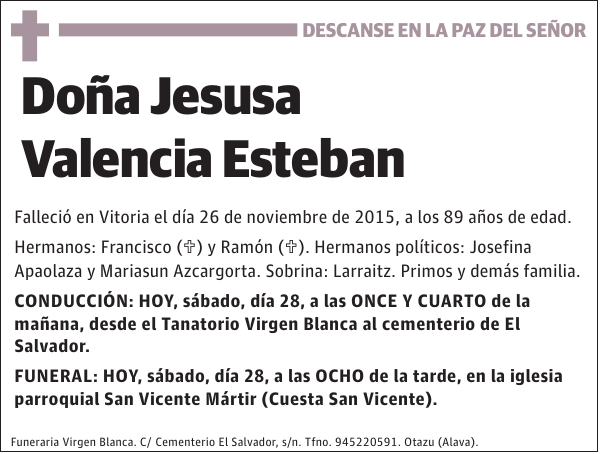 Jesusa Valencia Esteban