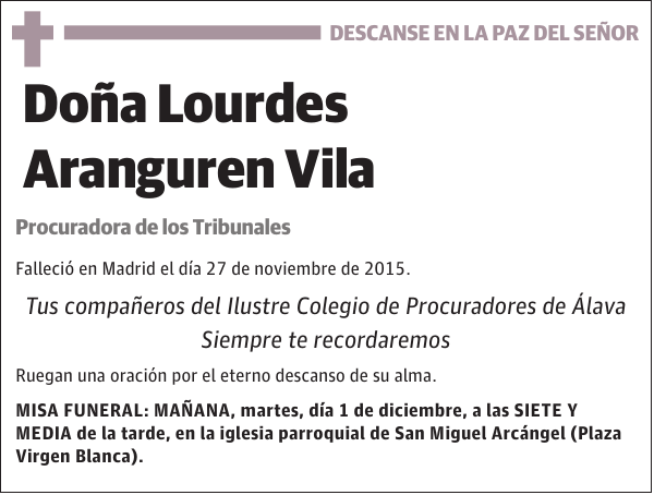 Lourdes Aranguren Vila