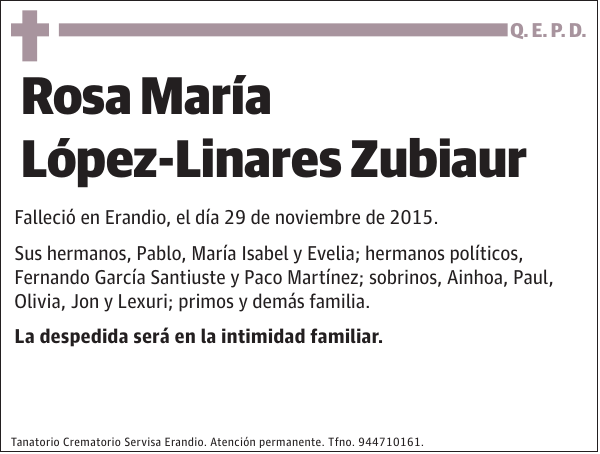 Rosa María López-Linares Zubiaur