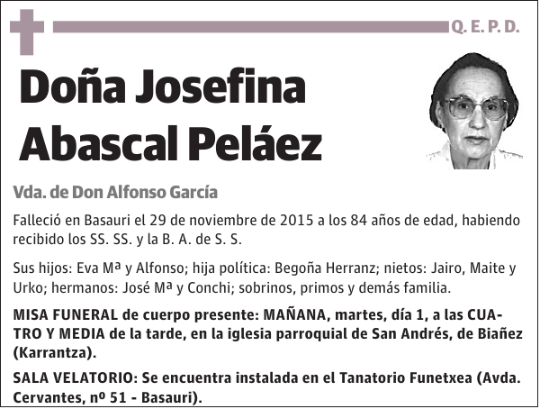 Josefina Abascal Peláez