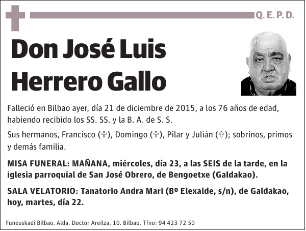 JosÃ© Luis Herrero Gallo