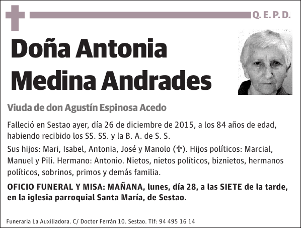 Antonia Medina Andrades