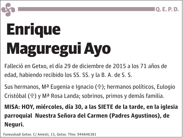 Enrique Maguregui Ayo