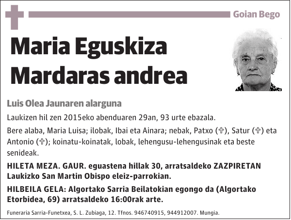 Maria Eguskiza Mardaras