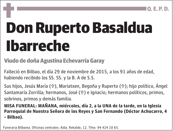 Ruperto Basaldua Ibarreche