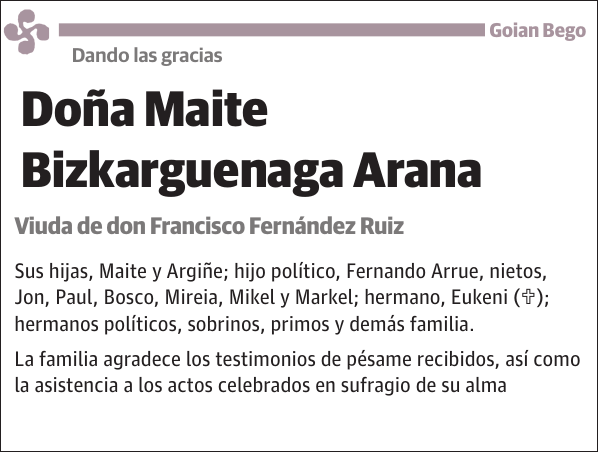 Maite Bizkarguenaga Arana