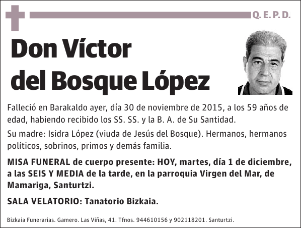 Víctor del Bosque López